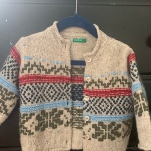 Infants wool-blend sweater